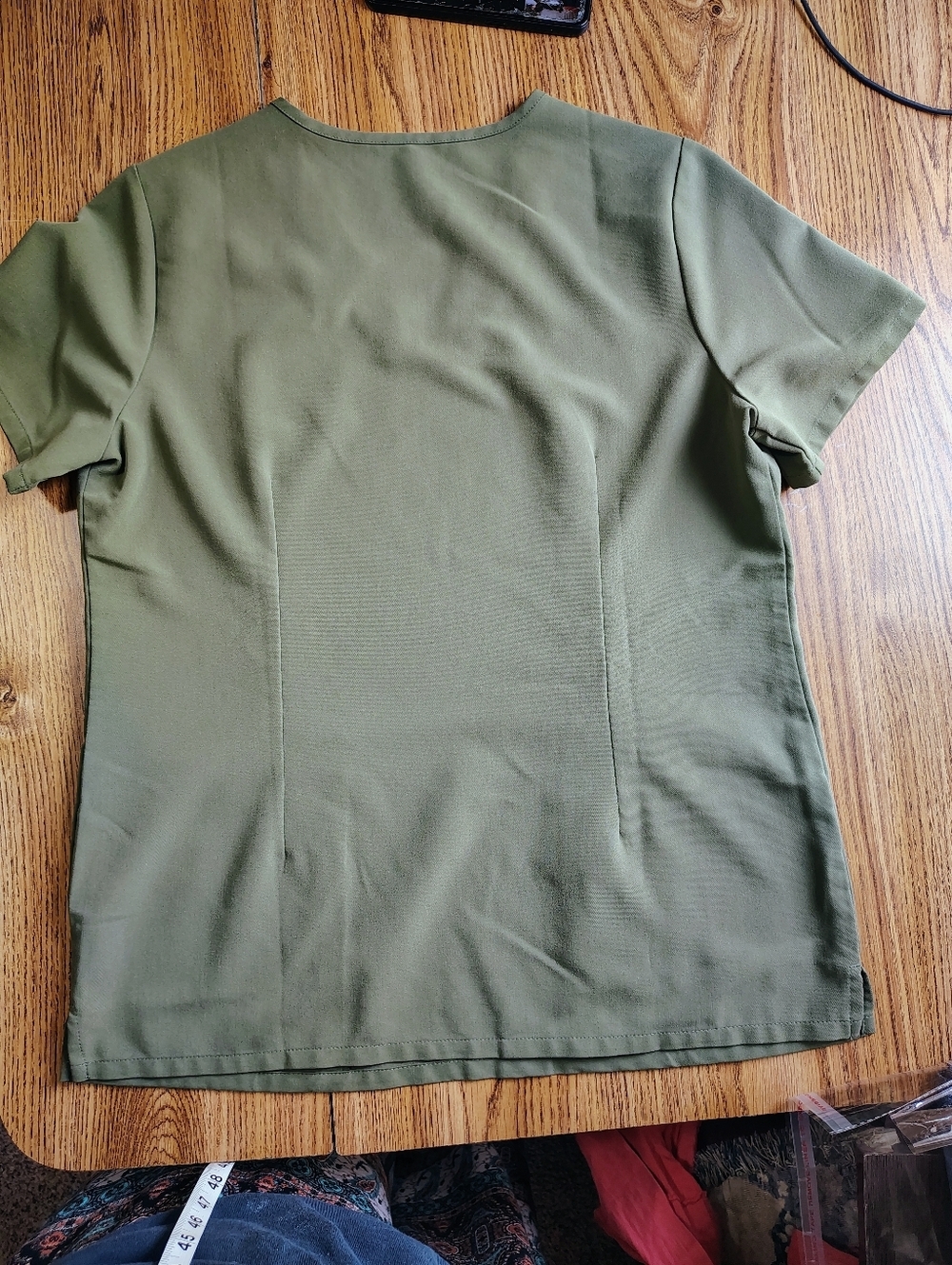 Figs Casma Medical Scrub Top Three Pockets Professional, Fir Green Size M. - Picture 14 of 16